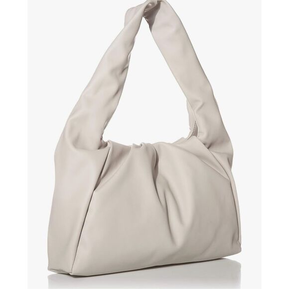 Staples by The Drop Women’s Janelle Gathered Shoulder‎ Bag Light Gray. NWOT - Picture 1 of 6